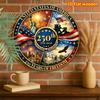 1 шт. День Независимости США 250-летие 4 июля Деревянная подвеска на дверь Памятный день Декоративный кулон