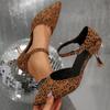 Мода Горячая Распродажа Женские Туфли-лодочки с Острым Носком Сандалии Тренд 2025 Вечеринка Мода Лето Новые Женские Дизайнерские Туфли Туфли-лодочки Слайды Высокие Каблуки