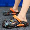 Модные летние мягкие тапочки EVA мужские сандалии для отдыха на природе садовые сабо мужская повседневная обувь модная обувь для воды роскошные сандалии комфорт для дома