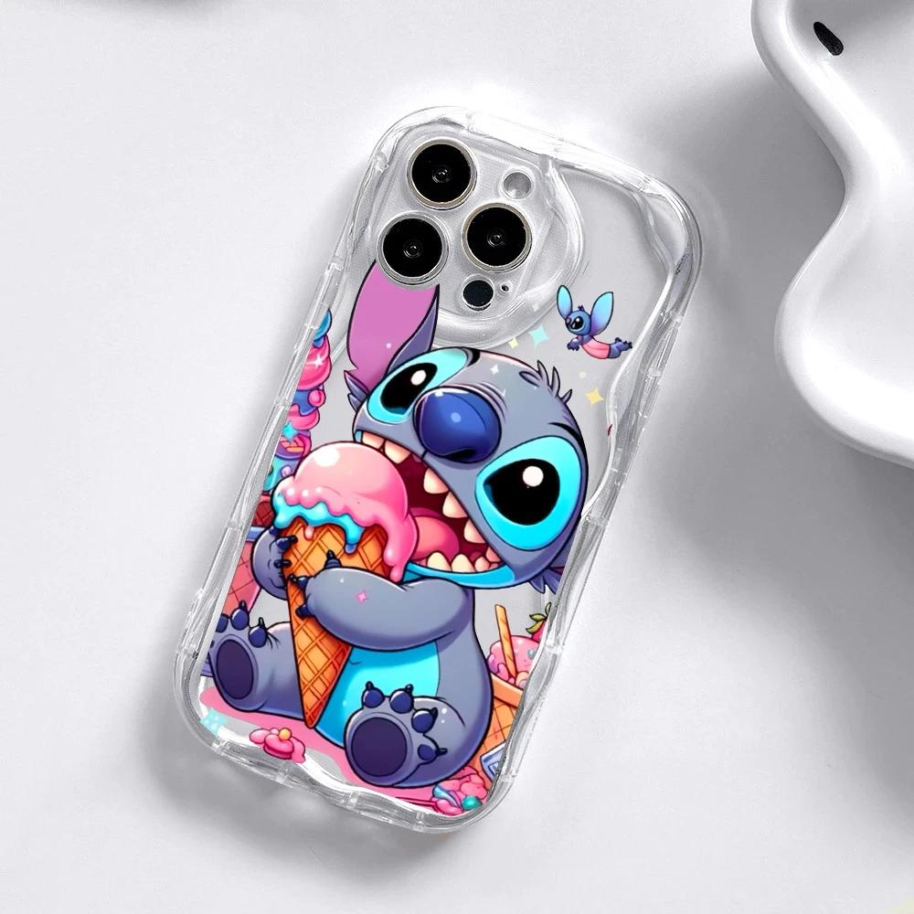 Чехол для телефона Stitch Angel Baby для Samsung Galaxy S25 S24 S23 S22 FE Plus Ultra A15 A16 A25 A55 A35 A54 A14 A34 A07 A17, мягкий чехол