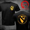 Unisexs US Army 1st Cavalry Division TShirt Trendy Fashion Military Summer 100Cotton ONeck Short Sleeve T Shirt Plus Size S5XL