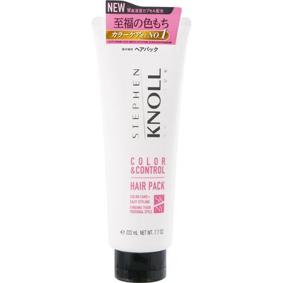 Steven Knoll Color Control Hair Pack W 220 г Шампунь/кондиционер (премия) Нанесите небольшое количество на всю длину волос и оставьте на 2–3 минуты.