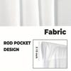2pcs Tropical Sunset Blackout Curtains - Vibrant Palm Tree & Ocean View, Semi-Sheer Privacy Drapes for Living Room & Kitchen, Ea