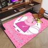 1pc Pink Pig Design Printed Area Rug Carpet for Bedroom Living Room Home Decor Rugs Mat Non Slip Mat Rug for Bedside