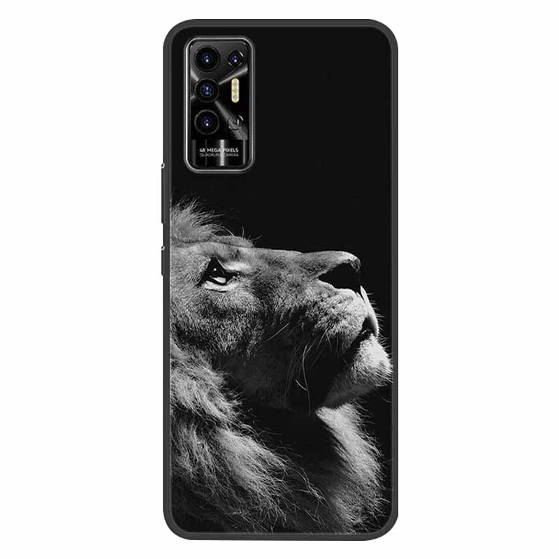 Чехол для Tecno Pova 2 Pova2 Ударопрочный Мягкий силикон ТПУ Задняя крышка Для Tecno Pova 2 Чехлы для телефона Pova2 2021 Чехол Милый мультфильм