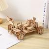 Cross-border Hot Selling 3d Wooden Three-dimensional Puzzle Moon Car Model Toys Children's Diy Toys Desktop Furnishings Wholesale