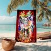 Japanese artist Koyoharu Gotouge's Demon Slayer beach towel, outdoor camping vacation swimming beach towel, outdoor absorbent bath towel blanket K2