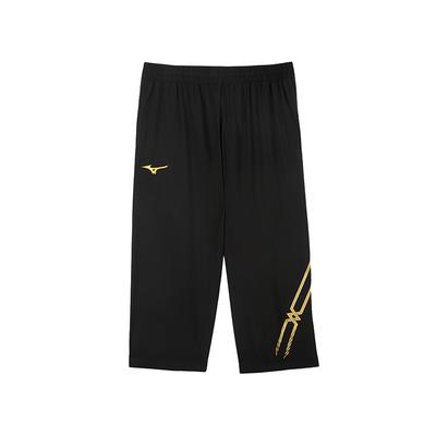 Mizuno Легкие Дышащие Удобные Спортивные Простые Универсальные Модные Тренировочные Брюки Трехчетвертные Шорты Унисекс Шорты Черные P2CF41Z109