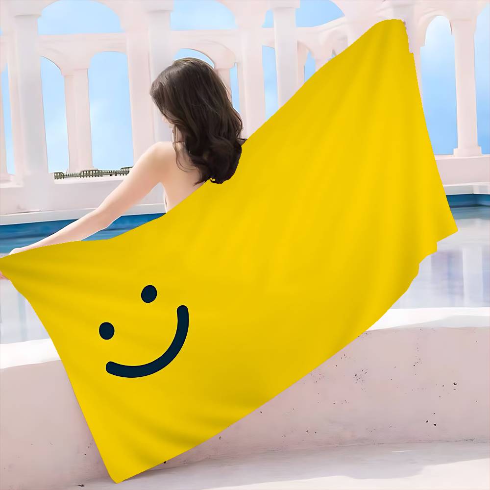 S-Smile Аниме Пляжное Полотенце для Купания Мягкое Впитывающее Мочалка Детские Подарки для Детей Путешествия Кемпинг Спортзал