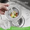 Sink Strainer 3Pcs Stainless Steel Kitchen Sink Plug Fine Mesh Drain Protector For Kitchen, Bathroom, 7.8cm Outer, 5.5cm Inner