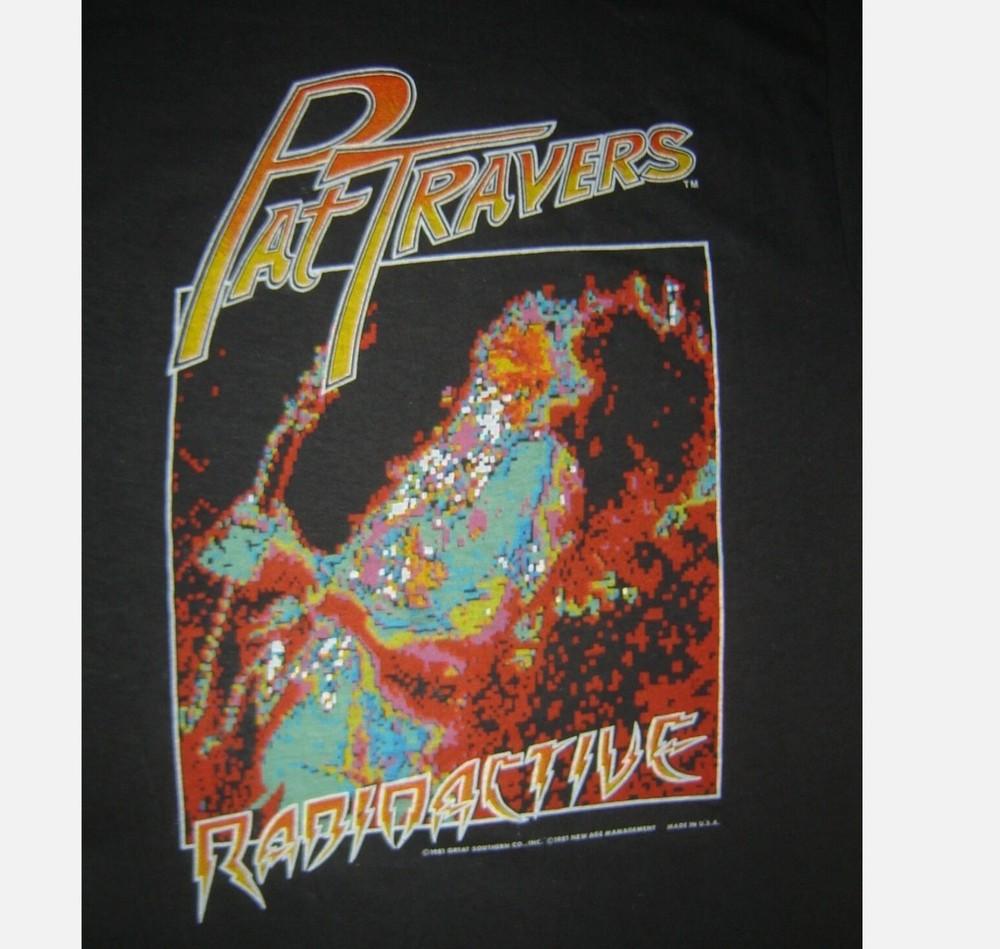 Новый!!! Концертная футболка PAT TRAVERS Band Хлопок Перепечатка Размер S-45XL Унисекс