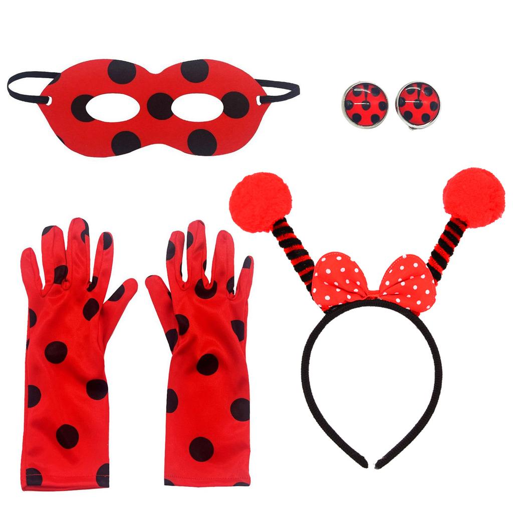 Cross-border foreign trade polka-dots ladybug girl show dress halloween costume women's masquerade COS suit BB52