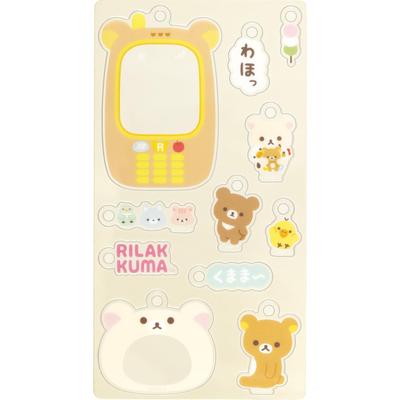 San-X Rilakkuma "Erande Co Friends" Erande Co Акриловый набор брелоков B AB28402 H150 x Ш80мм