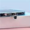 1Pc For Phone Samsung Type-C Interface Phone Dust Plug Cat Claw Cute Phone Dust Plug Accessories Pendant