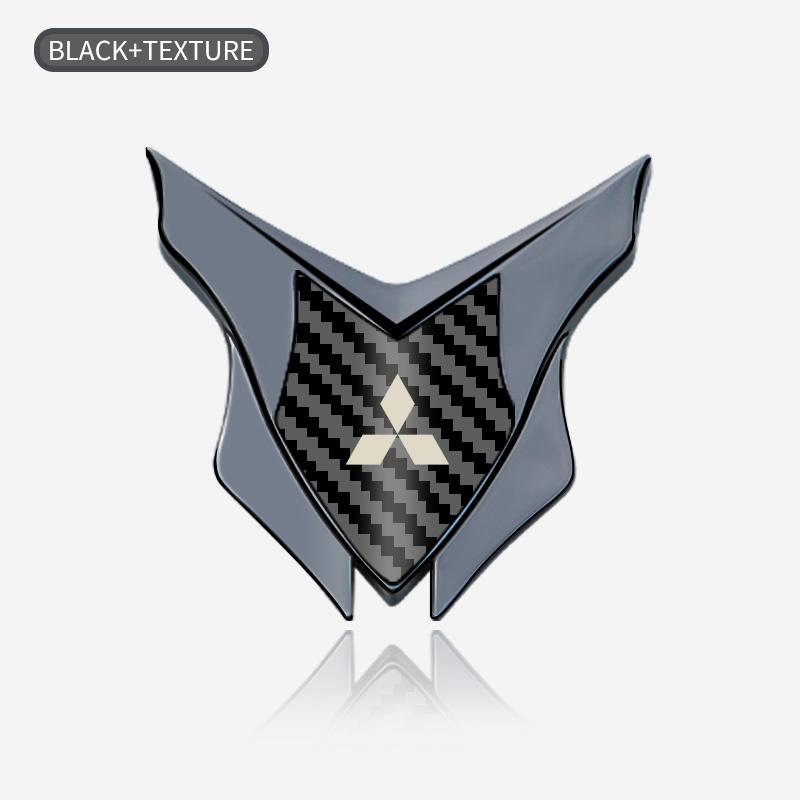 Car Shield Styling Logo Decoration Sticker For Mitsubishi Outlander ASX Eclipse Pajero Lancer EVO Delica L200 Mirage RALLIART