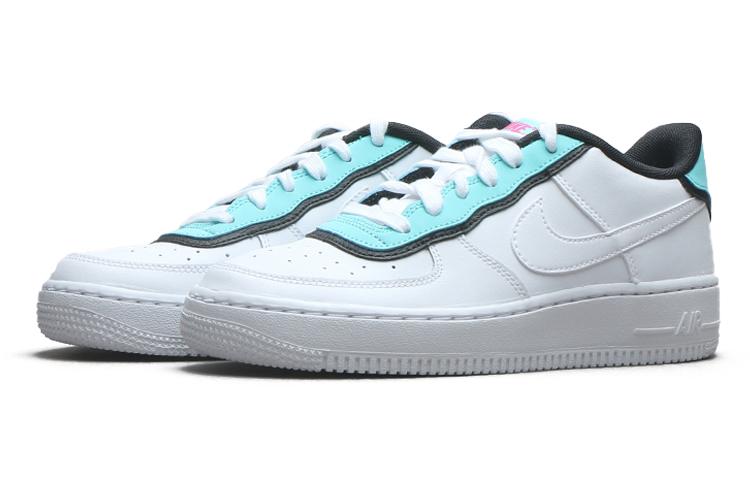 Nike Air Force 1 Low 'Двухслойный Аква Черный' Gs BV1084-100