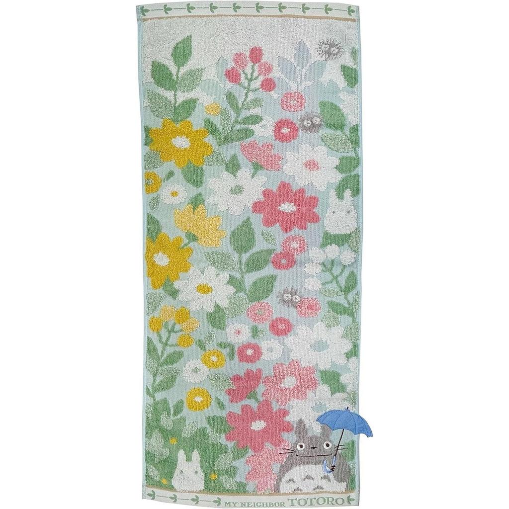 Marushin Ghibli Face Towel My Neighbor Totoro 100 Cotton Character Goods Gift Present Birthday Mothers Day Floral Scenery