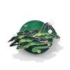 Green Mountain and River Brooch, High-end Women's Exquisite Pearl River and River Corsage, Niche Design Sense Brooch