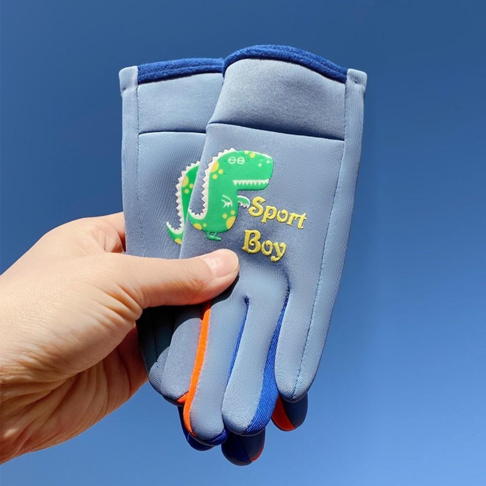 Touchscreen Finger Strips Children's Mittens Kids Cycling Gloves Winter Activities
