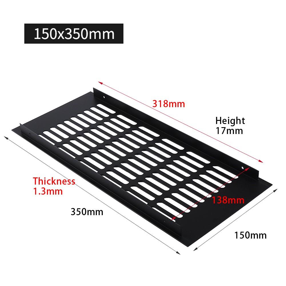Алюминиевый прямоугольный шкаф, 150 мм, вентиляционная решетка, вентиляционная крышка