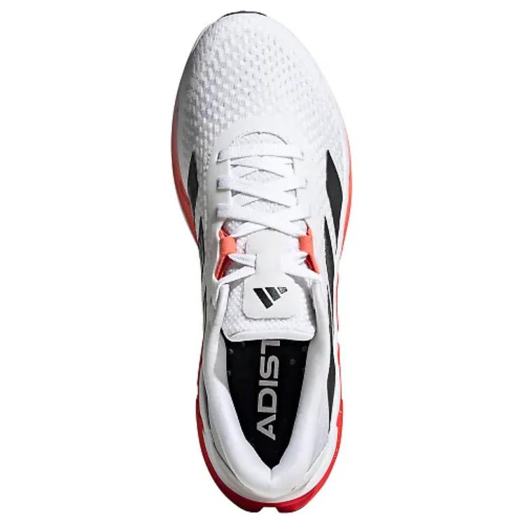 Adidas Adistar 3 белые черные солнечные красные мужские кроссовки Cloud-White Core-Black IH7650