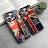 Британский национальный флаг Культура Чехол для телефона Для iPhone 17,16,15,14,13,12,11 Plus,Pro Max,XS,Цветной Серебристый Чехол для телефона Funda Cover