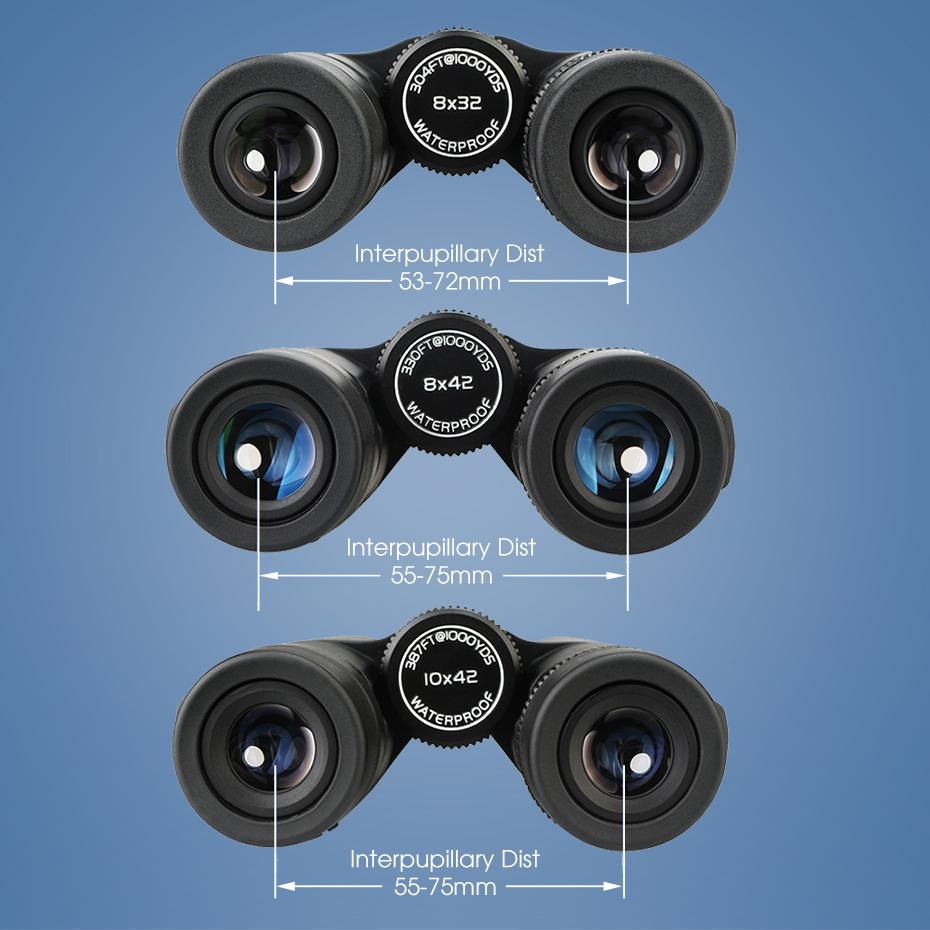 Бинокль SV47, профессиональный водонепроницаемый и защищенный от запотевания бинокль 8x32/8x42/10x42 для наблюдения за птицами