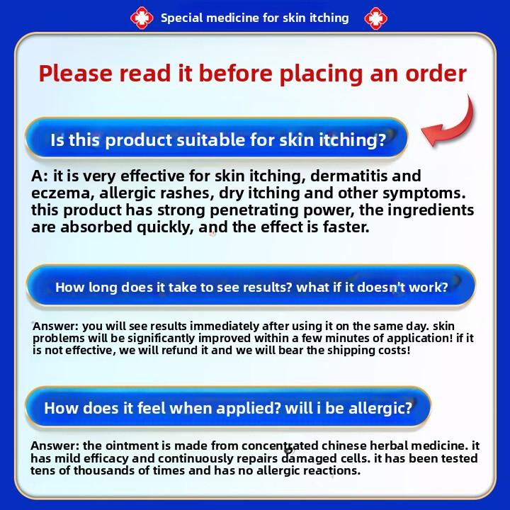 50 г Крем от экземы и грибка, Быстрое облегчение зуда при дерматите и кожных аллергиях, Антисептическая формула