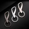Double Ring Metal Key Chain Senior Key Chain Pendant High Quality Car Key Ring  Gift