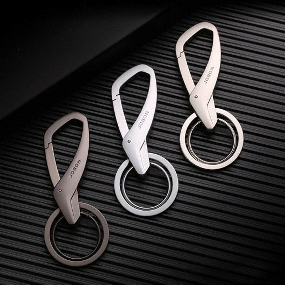 Double Ring Metal Key Chain Senior Key Chain Pendant High Quality Car Key Ring Gift