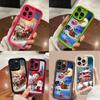 N103 New Year Merry Christmas Desig Art Soft Angel Eyes Phone Cases for iPhone 16 15 14 13 11 Pro Max 8 7 6 Plus 12 Mini XR XS Max SE Shockproof Cover