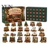 Miniature Advent Calendar 2026 Career Calendar, 24-Day Countdown Box with Mini Occupation Interactive Parent Child Toy Figures, Community Helper