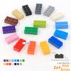 200pcs 2x4 Dot DIY Building Blocks Thick Figures Bricks Educational Creative Size Compatible With 3001 Plastic Toys for