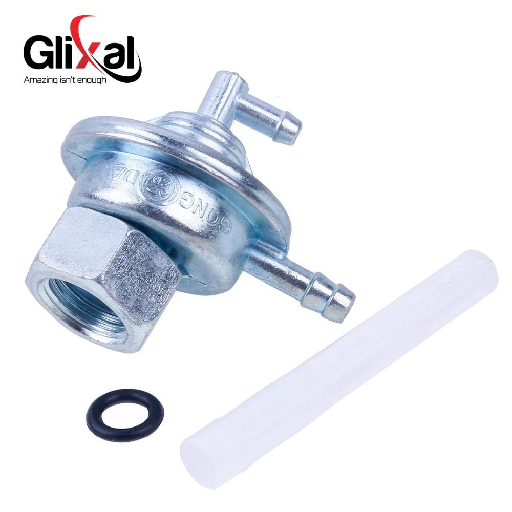 Glixal GY6 50cc 125cc 150cc Fuel Valve Switch Petcock for 139QMB 152QMI 157QMJ Scooter Moped ATV Go-Kart Quad Engine Engine Valve Parts 7