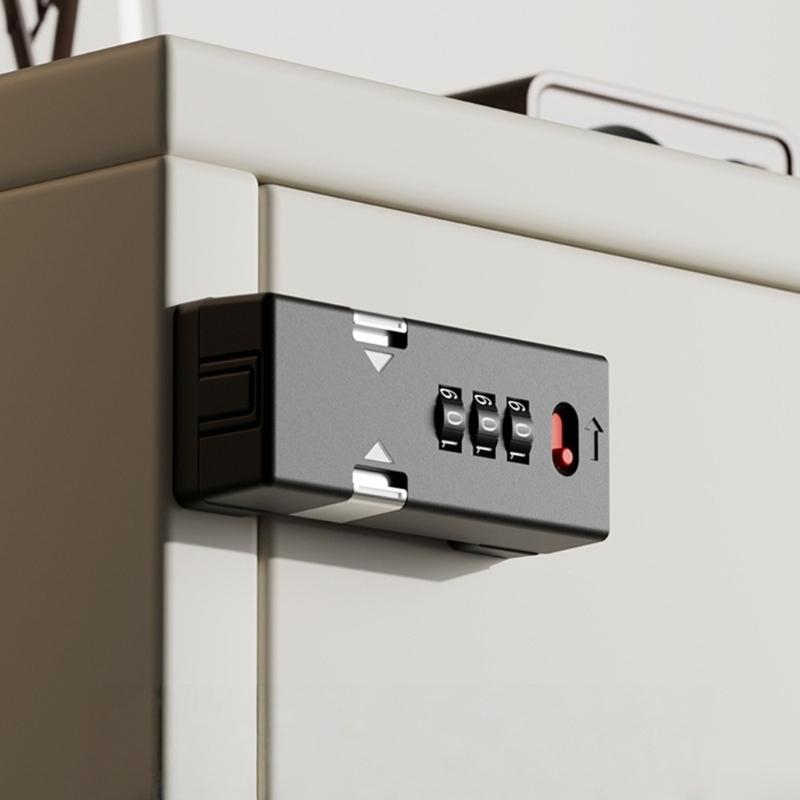 Современный шкафный замок с механизмом сбрасываемого пароля, безключевой дверной засов, замок безопасности для шкафов, комодов, полок