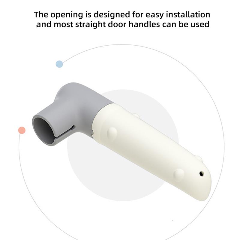 Детская защитная дверная ручка, крокодиловый силикон, защитная дверная ручка, противоударная защита, бытовые принадлежности