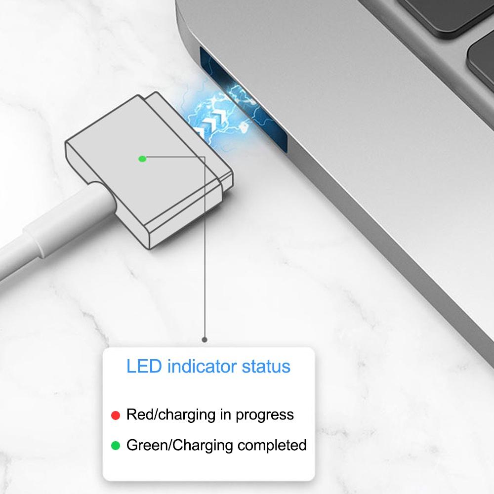 FONKEN Переходник для зарядного кабеля USB-C на Magsafe 2 для Macbook Pro Air, 100 Вт, адаптер питания для зарядного устройства, 1,8 м