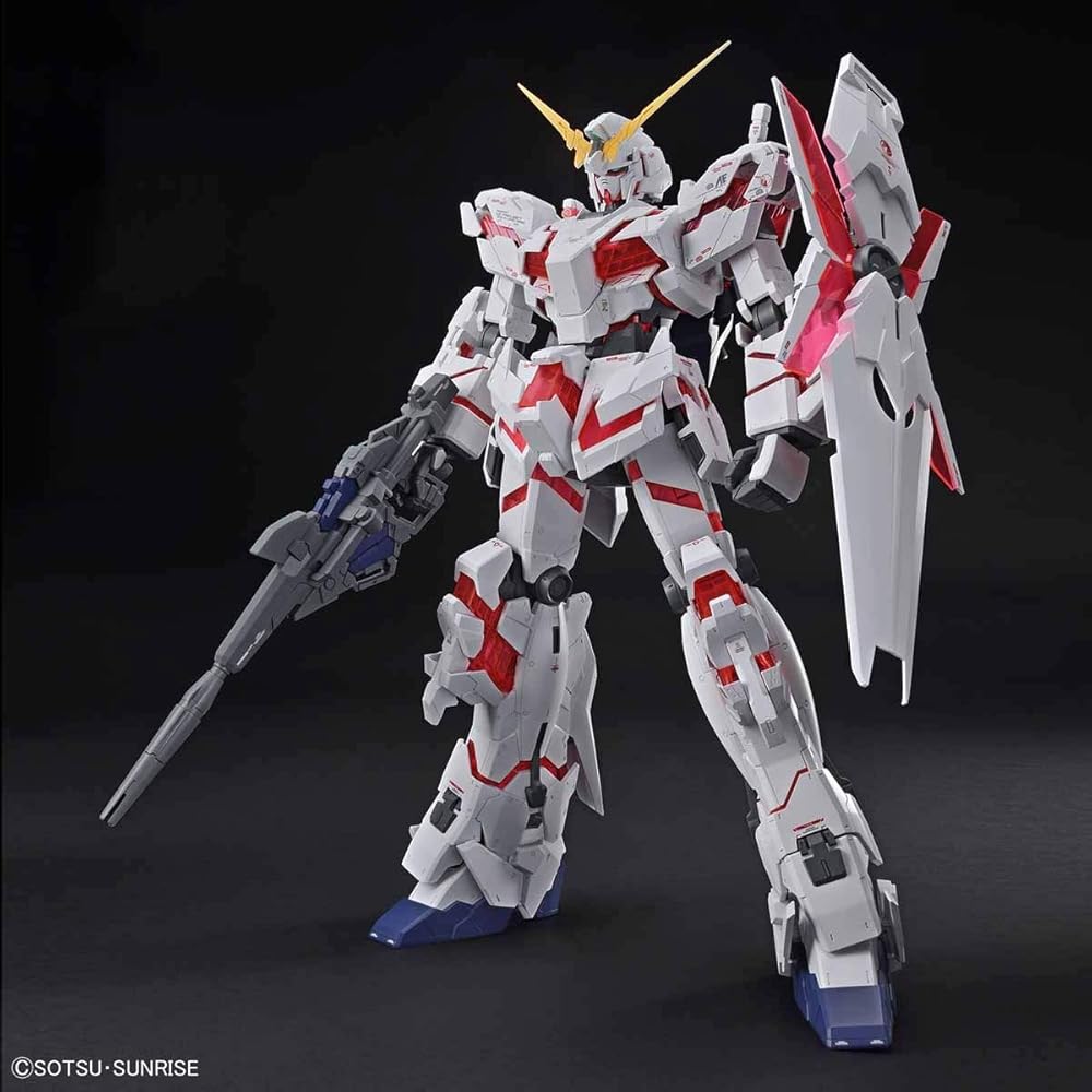 Mega Size Model Gundam Unicorn (Destroy Mode) 1/48 Scale Color-Coded Plastic Model Kit