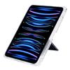 Tablet Case For iPad Pro 12.9 (2022)/(2021)/(2020)/(2018),Stand Pattern Print Leather+Clear Acrylic Cover with Pencil Holder