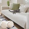 1PC Nordic Chenille Sofa Seat Cover Solid Color L Shape Couch Slipcover Anti-dirty Pets Kids Sofa Mat Towel for Living Room