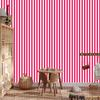 Wallpaper Stripes of pink and powder pink for the living room and bedroom 50x1000