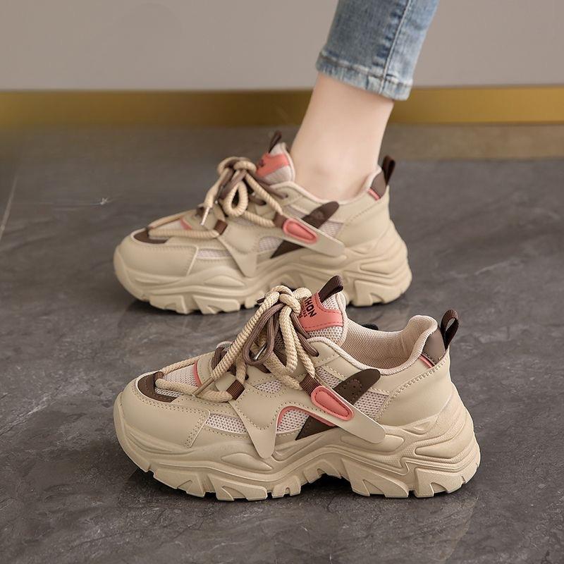Spring Women Breathable Shoes Fashion High Quality Platform Shoes Casual Sneakers Versatile Women Sneakers