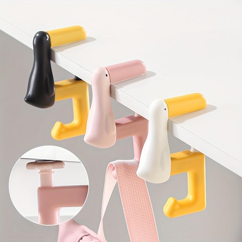 Backpack hook for elementary school students, a magic tool for hanging bags on the side of the study desk, adjustable hook for dormitory desks,