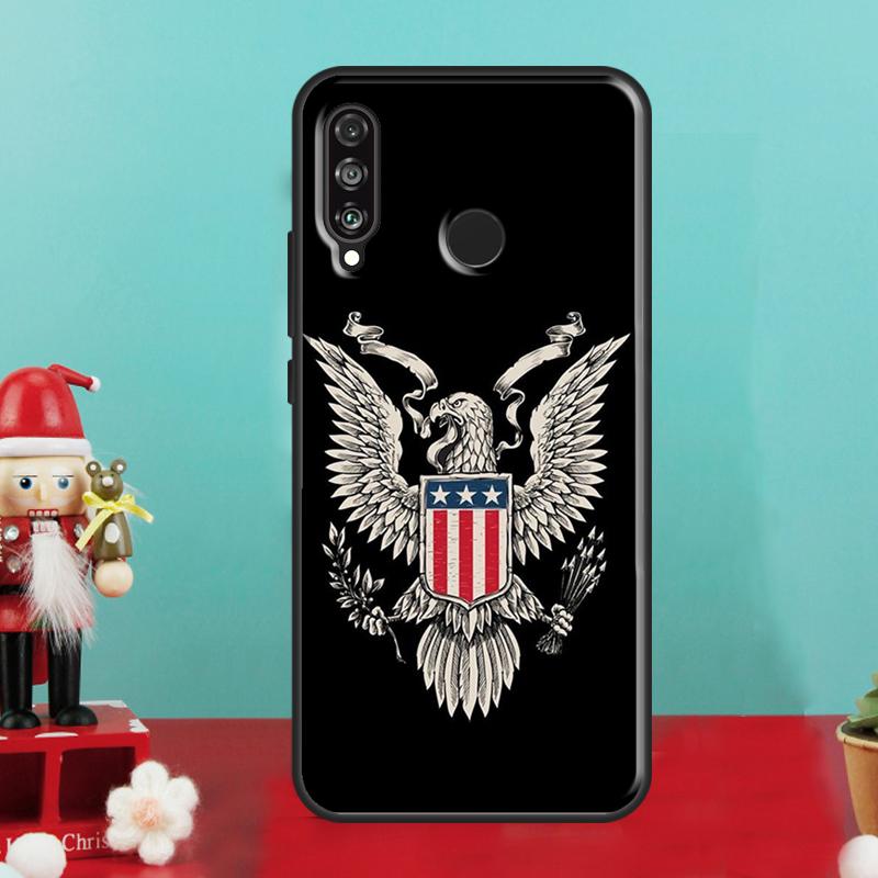 Чехол для Huawei Nova 7i 8i 11i 12i 12s 9 10 SE Y90 Y60 Y70 Y72 Y61 Y91 P30 P40 Lite P60 Pro с флагом США