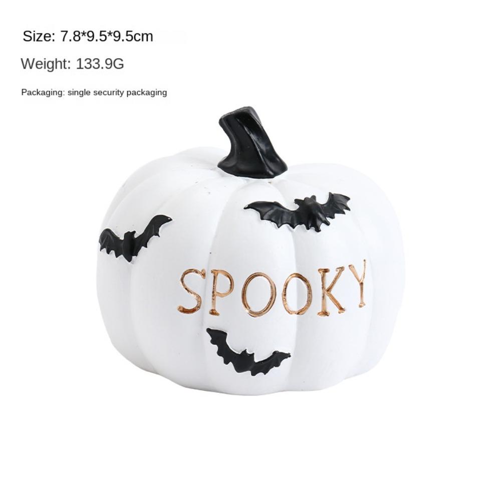 Atmosphere Halloween Decoration Cartoon Resin Pumpkin Prop 2024 Fall Pumpkin Ornament