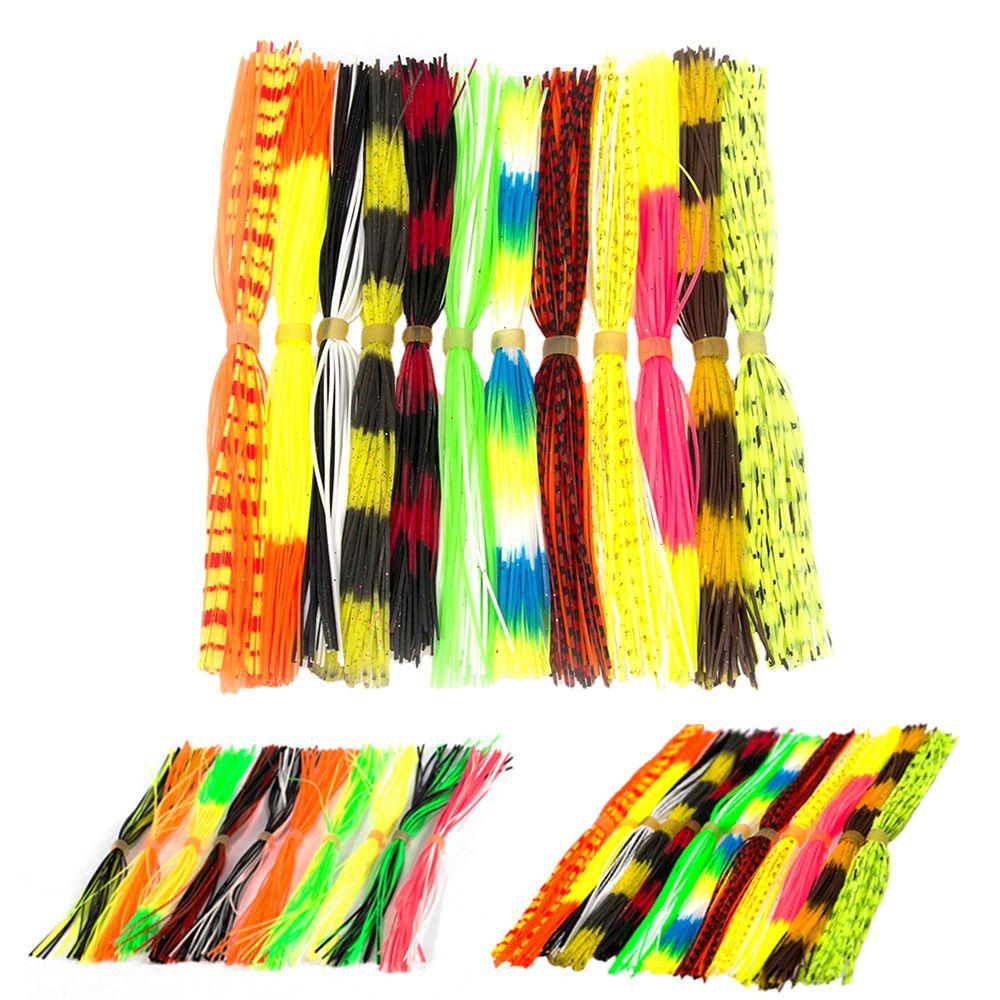 Spinner Sinking Lifelike Jig Bait Silicone Skirts Soft Fishing Lures Beard Windless Rubber Squid