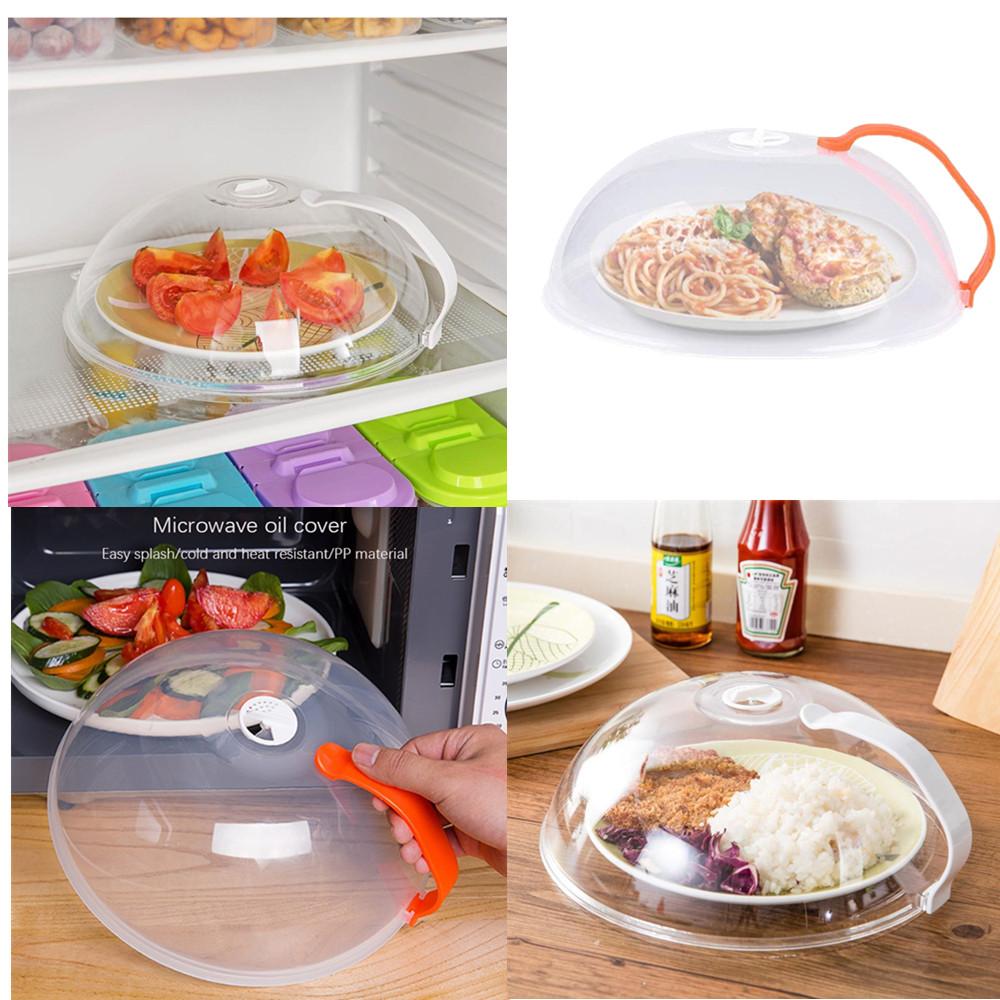 Anti-Sputtering Heat Resistant Kitchen Lid Microwave Food Cover Splatter Protector Plate Cover