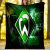Werder Bremen LOGO printed blanket—lightweight,soft,warm;versatile blanket all seasons—perfect as &air-conditioning throw,nap blanket