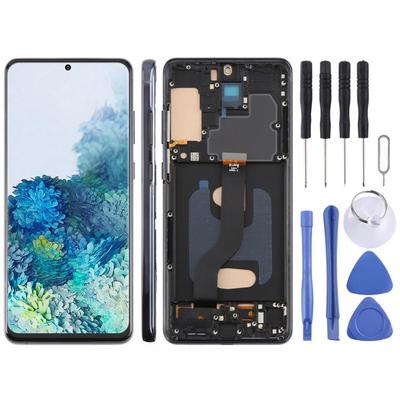 Для Samsung Galaxy S20+ SM-G985F 6,58 дюйма TFT ЖК-экран дигитайзер полный комплект с рамкой, не поддерживает идентификацию по отпечатку пальца