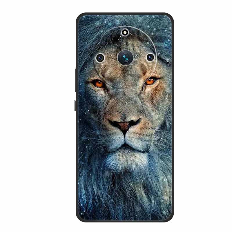 Чехол для Realme 12 Pro 12+ Мягкая задняя крышка из ТПУ-силикона для OPPO Realme 12 Pro+ Realme12Pro 12 + Модный крутой чехол с животными 5G